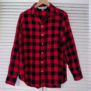 Old Navy Buffalo Print Classic Shirt